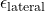 \epsilon_{\text{lateral}}