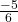 \frac{-5}{6}