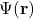 \Psi(\mathbf{r})