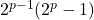 2^{p-1}(2^p - 1)