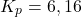 \[ K_p = 6,16 \]