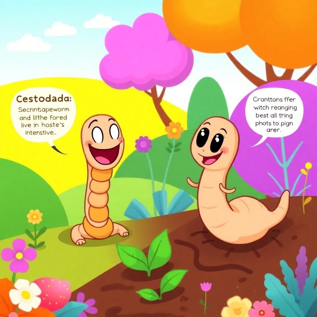 Perbedaan Cestoda dan Nematoda