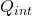 Q_{int}