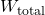 W_{text{total}}