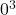Rendered by QuickLaTeX.com 0^3